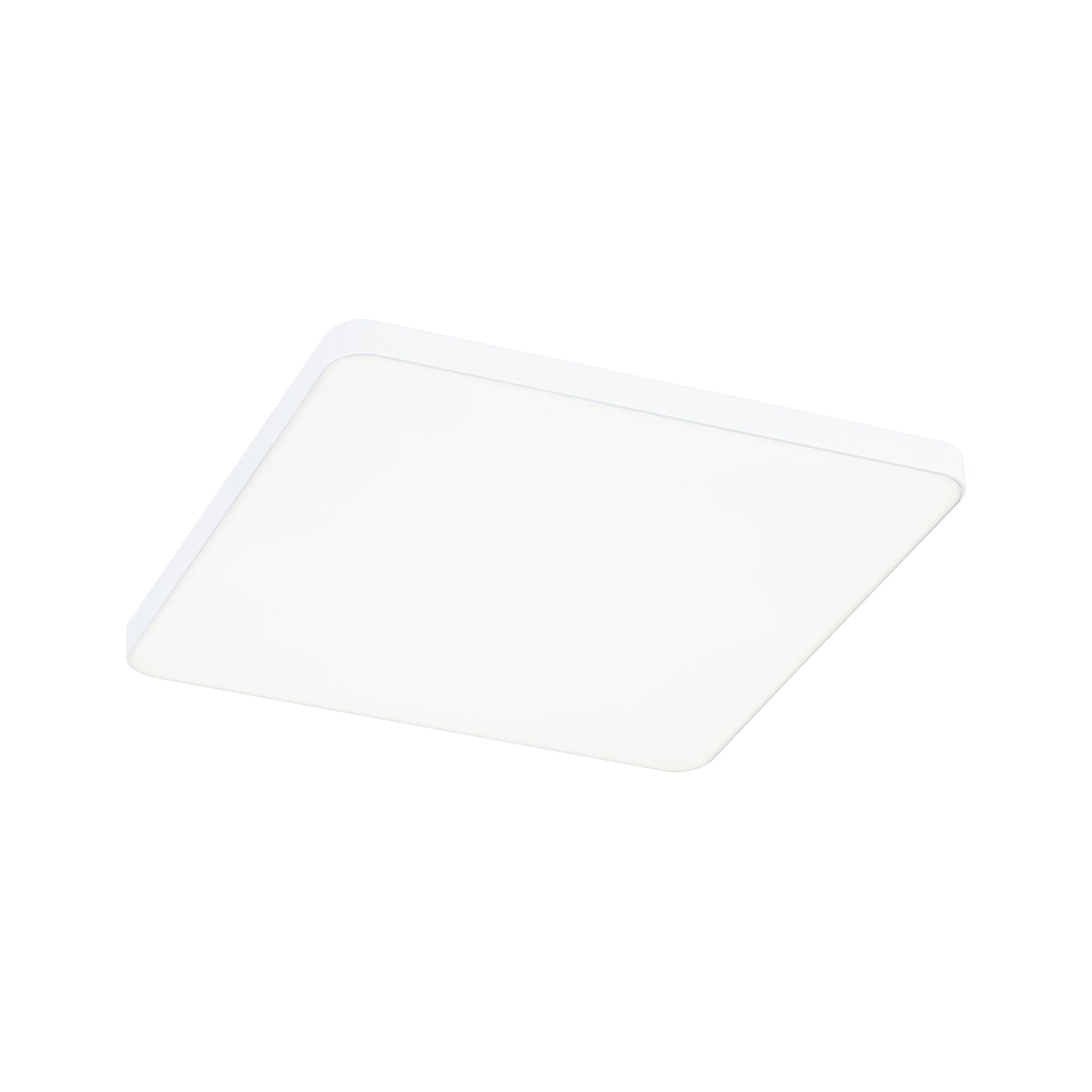 Vierkante witte LED-plafondlamp met kunststof diffuser voor moderne verlichting