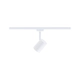 Moderne hvid metal LED-spot til skinnesystemer, dæmpbar og justerbar belysning