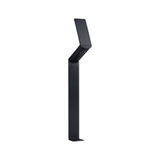 Lampe solaire noire en métal avec tête réglable pour éclairage de jardin et lampe extérieure économique