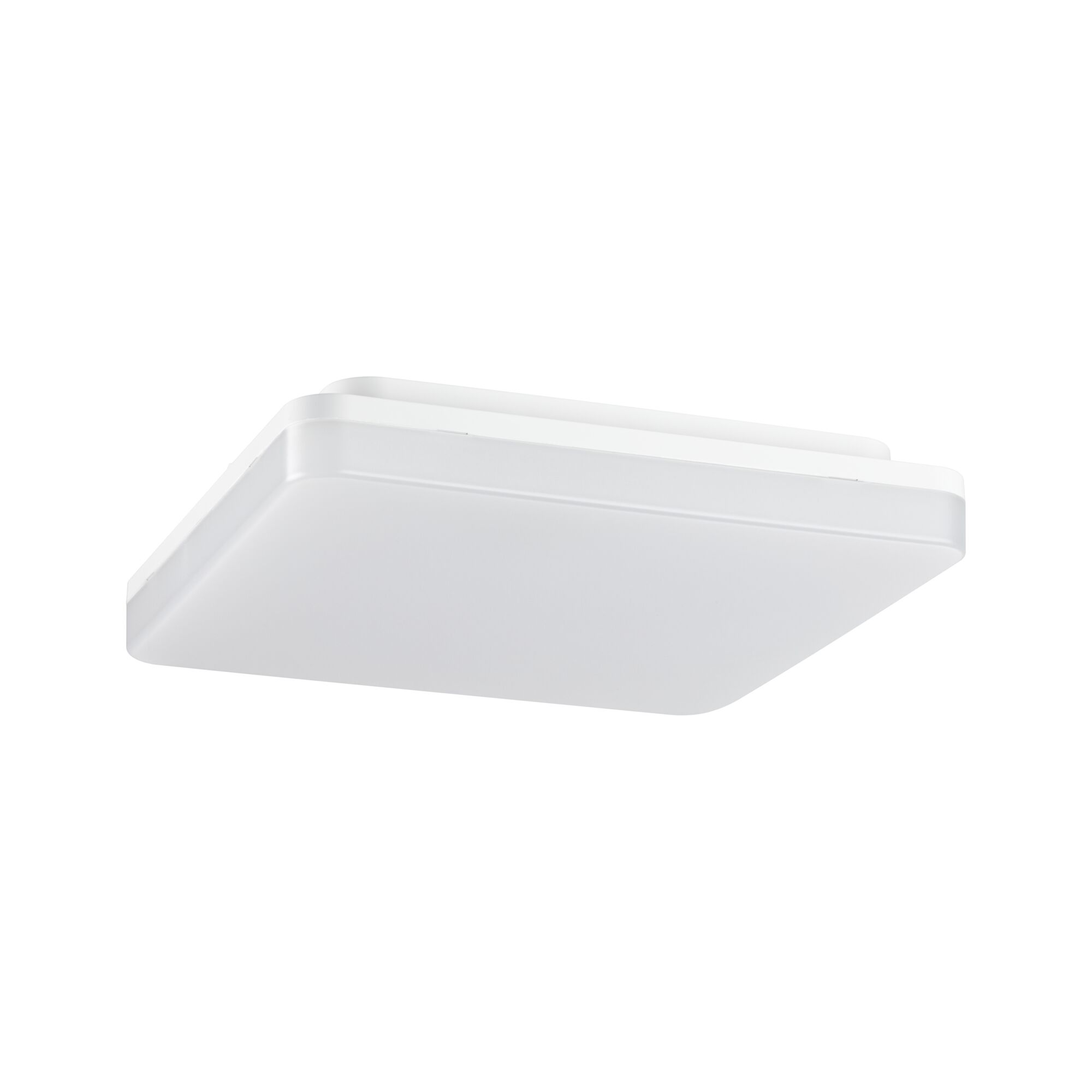 Plafonnier LED carré moderne en plastique blanc pour éclairage économique de la pièce
