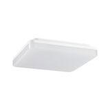 Plafonnier LED carré moderne en plastique blanc pour éclairage économique de la pièce