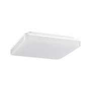 Modernes quadratisches LED-Deckenlicht in Weiß aus Kunststoff für energiesparende Raumbeleuchtung