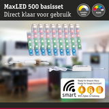 MaxLED 500 LED-strip set met RGBW en instelbaar wit, smart home geschikt voor Alexa en Google Assistant