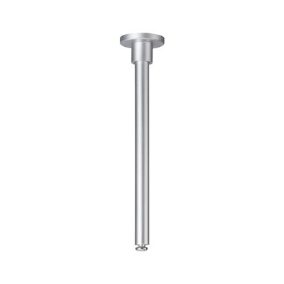 Silver metal ceiling pendant for modern LED lights, minimalist design ideal for living spaces