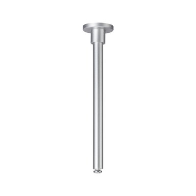 Silver metal ceiling pendant for modern LED lights, minimalist design ideal for living spaces
