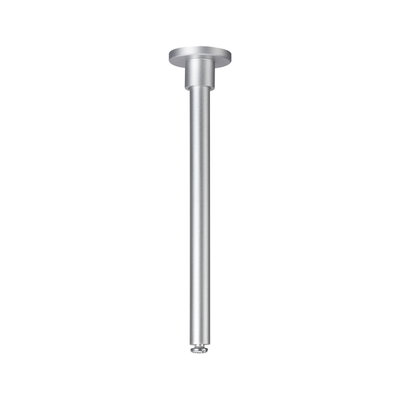 Zilverkleurige metalen plafondpendel voor moderne LED-verlichting, minimalistisch ontwerp voor woonruimtes