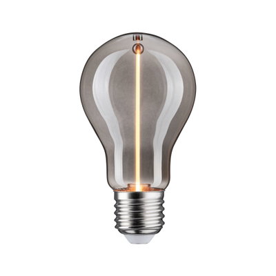 LED-Glühbirne mit rauchgrauem Glas und E27-Fassung für energiesparende Beleuchtung