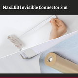 MaxLED Invisible Connector 3 m in Weiß, flexibler LED-Verbindungskabel für LED-Streifen Beleuchtung