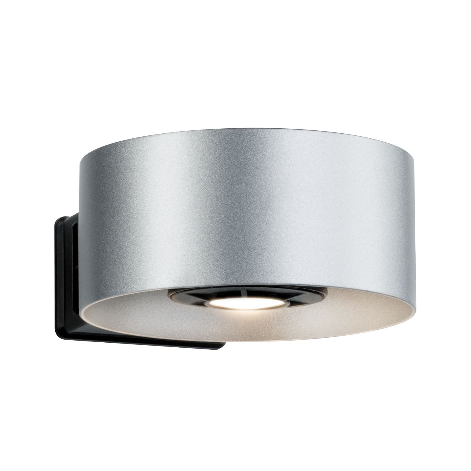 House wandlamp Cone IP44 3000K 2x6W zilver/ antraciet