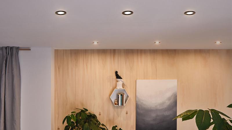 Paulmann LED Einbauleuchten für die Grundbeleuchtung eines Raumes LED Einbauleuchten als dekorativer Hingucker an der Decke