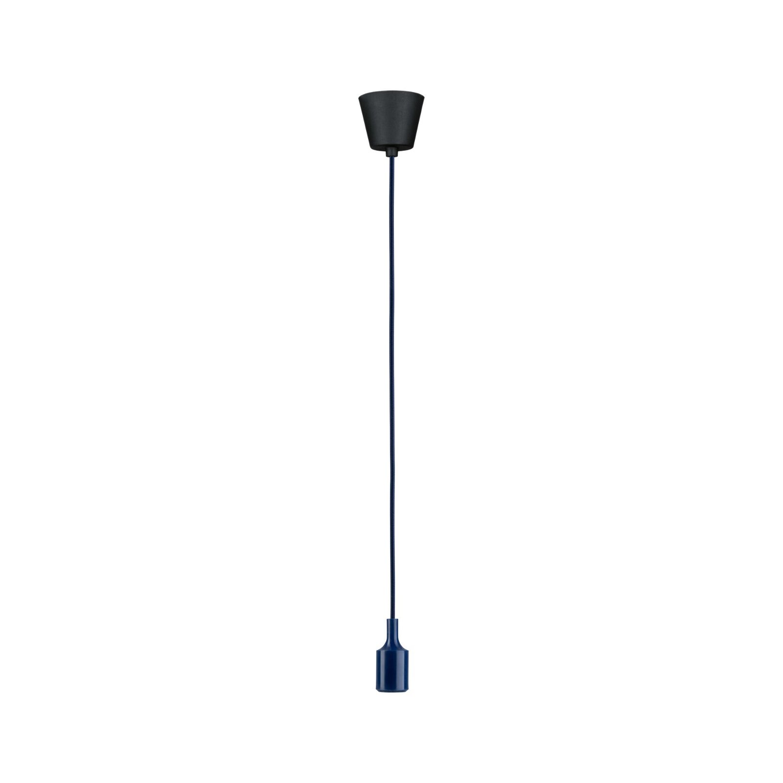 Neordic Luminaire en suspension Ketil E27 max. 60W Bleu nuit/Noir gradable Silicone/Matière plastique