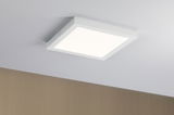 Quadratische weiße LED-Deckenleuchte aus Metall mit gleichmäßiger Lichtverteilung für Wohnräume