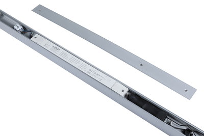 Silberner LED-Treiber aus Metall mit abnehmbarem Deckel für LED-Beleuchtungssysteme