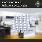 Bande LED MaxLED 500 flexible en blanc lumière du jour parfaite comme extension d'éclairage