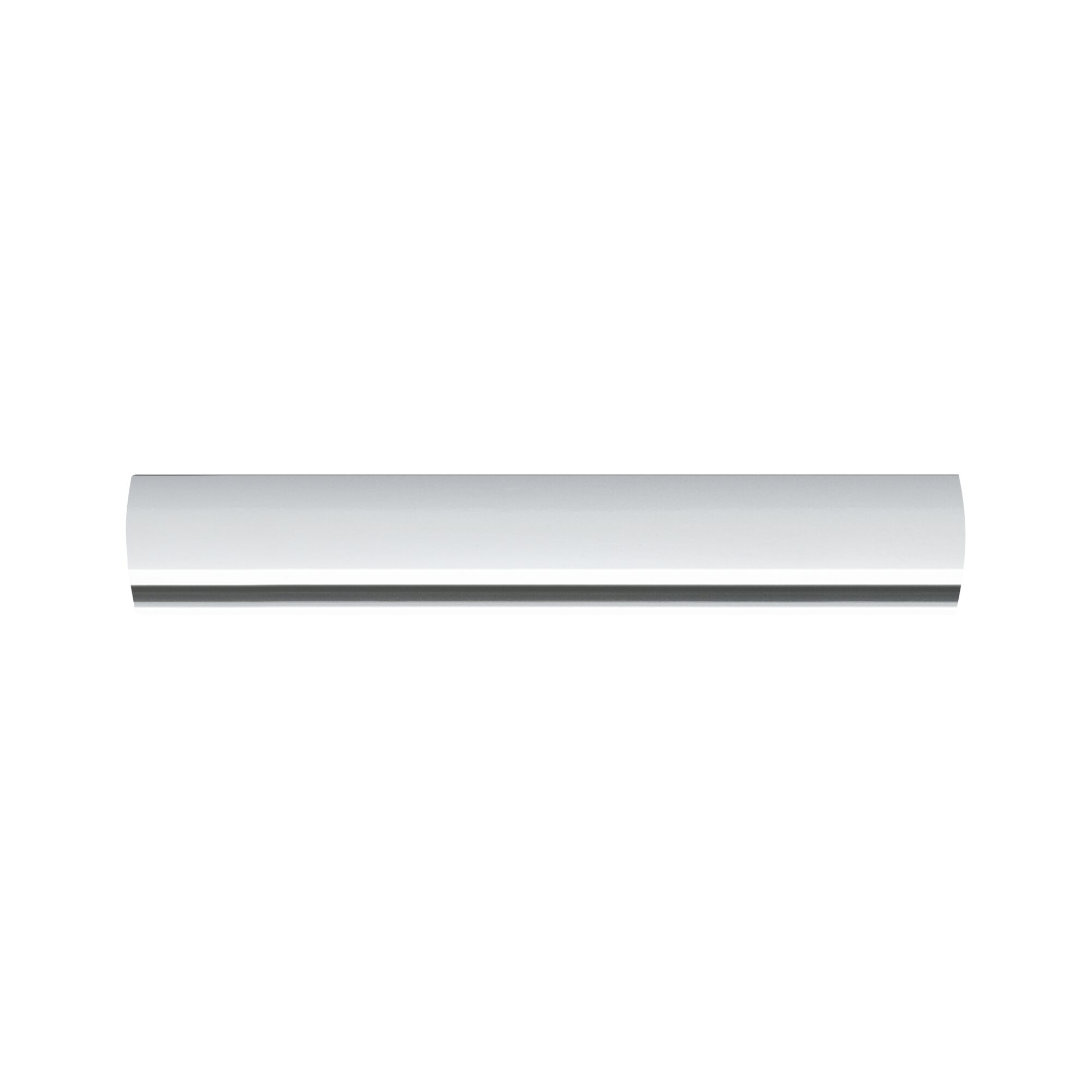 Modern white metal LED wall light with clear light line for indoor lighting