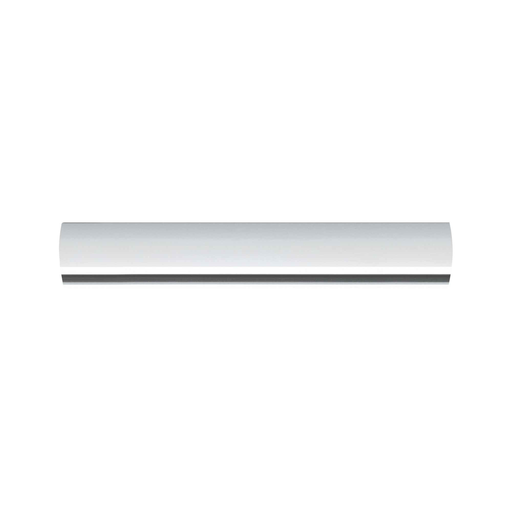 Modern white metal LED wall light with clear light line for indoor lighting