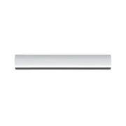 Modern white metal LED wall light with clear light line for indoor lighting