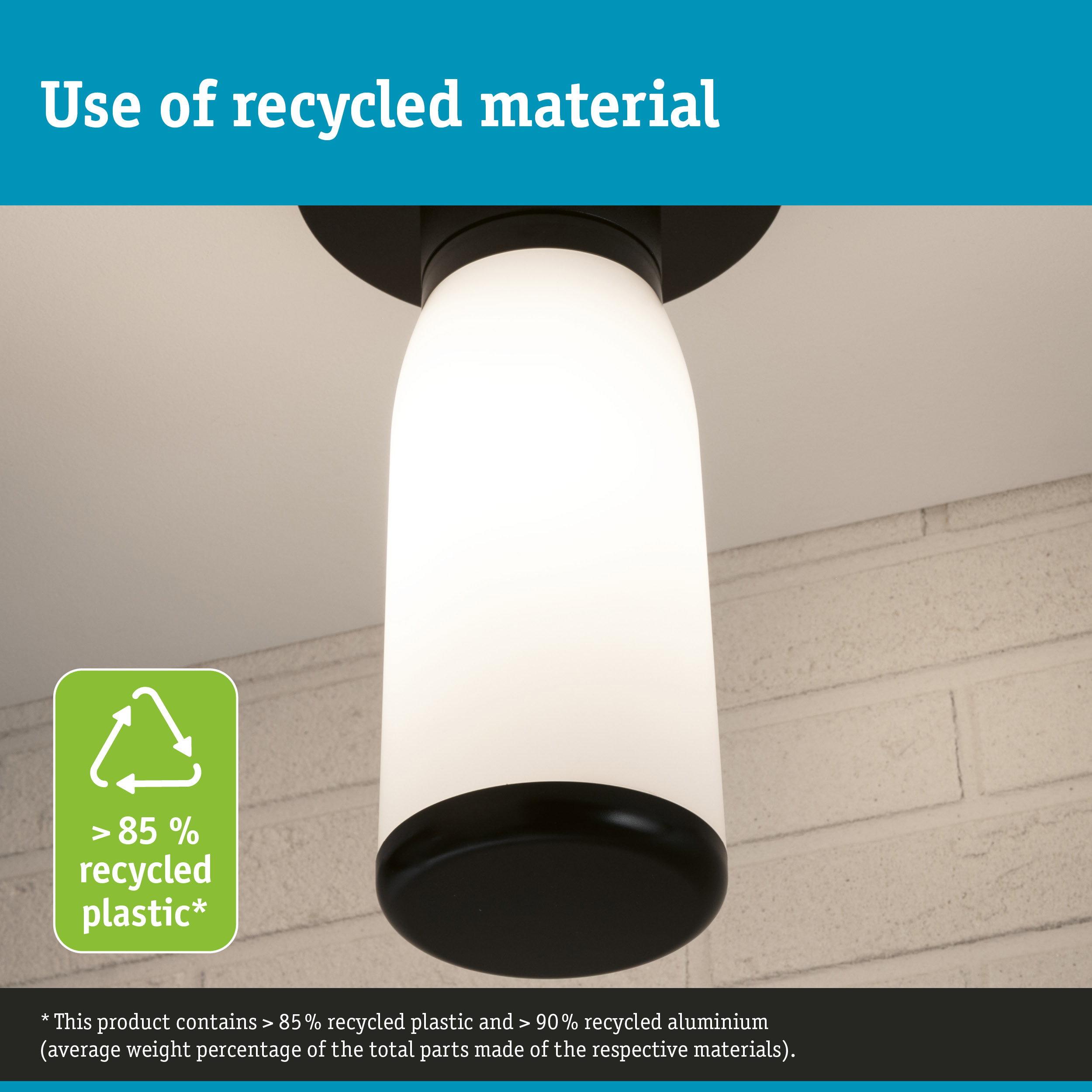 ModuShine Shade Velurio IP44 cylindrical Anthracite/White