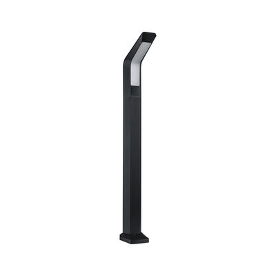 Lampe extérieure LED noire en aluminium au design moderne pour jardin et allée
