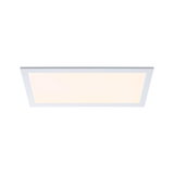 Plafonnier LED rectangulaire blanc avec lumière blanc chaud pour intérieurs modernes