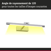 Applique murale LED moderne en acier brossé avec angle de faisceau de 120 degrés pour intérieur