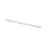 Clear plastic diffuser for LED light strips, slim design for modern lighting solutions