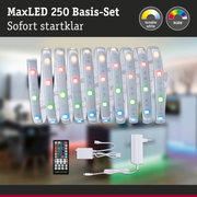 MaxLED 250 LED-Lichtband mit RGBW-Farben und Fernbedienung für flexible Lichtgestaltung