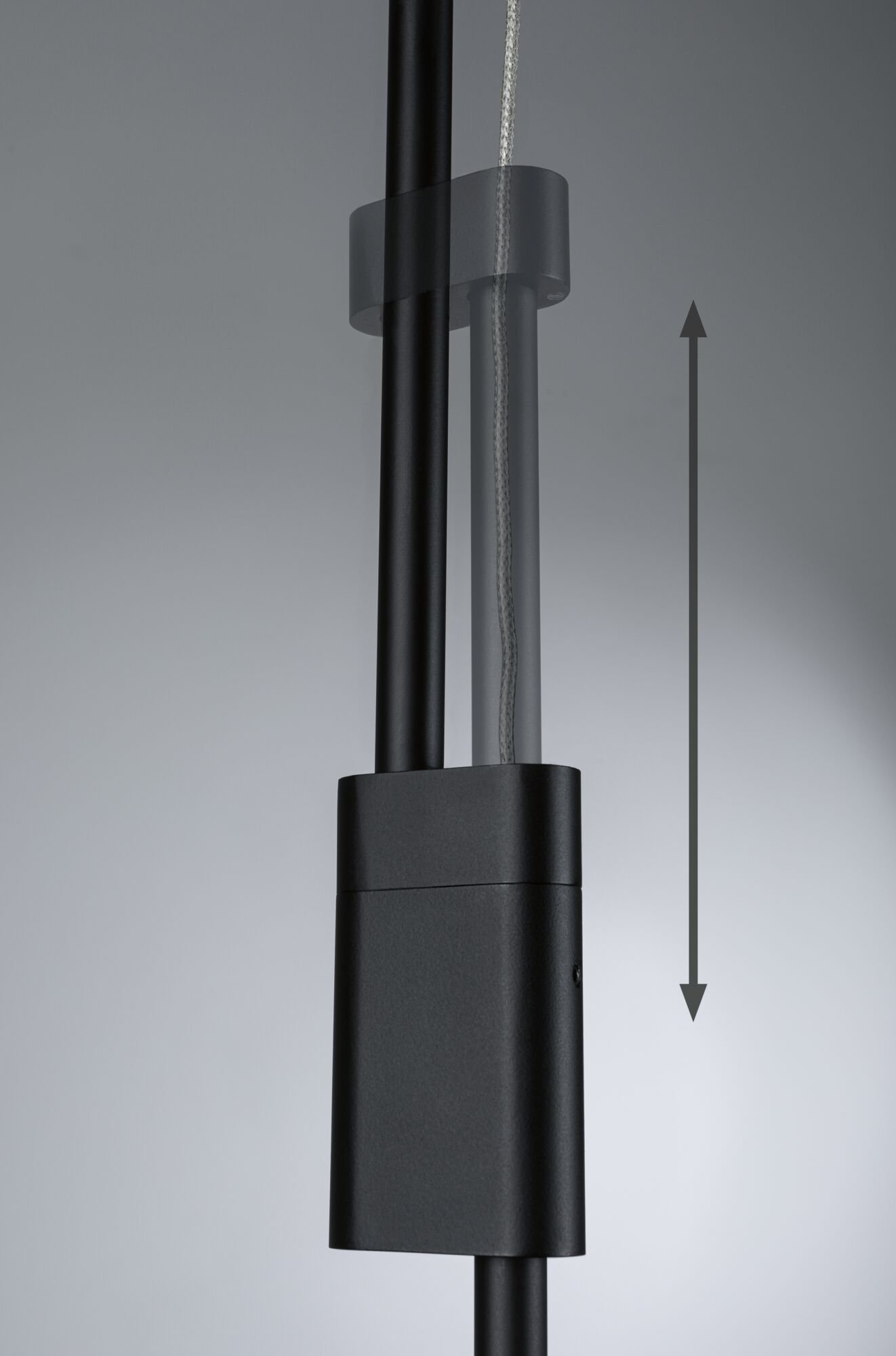LED Pendant luminaire 3-Step-Dim Puric Pane 9,5W Black