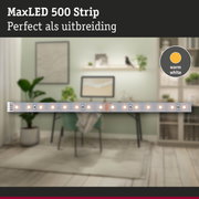 MaxLED 500 LED-strip met warm wit licht voor woonverlichting en uitbreiding