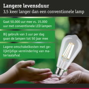 LED-lamp met 3,5 keer langere levensduur dan conventionele lampen, energiezuinige verlichting
