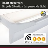 Smart steuerbare weiße LED-Deckenleuchte mit Aluminiumrahmen und Zigbee 3.0 Gateway für Alexa und Google
