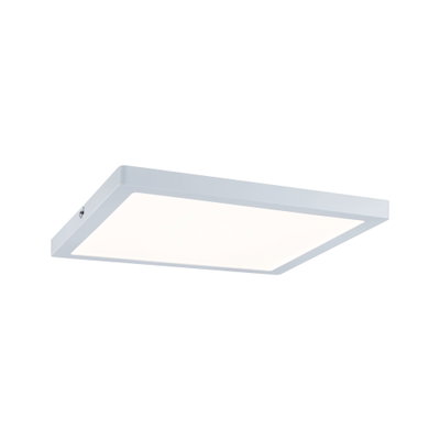 Flache weiße LED-Deckenleuchte mit quadratischem Design und gleichmäßiger Lichtverteilung