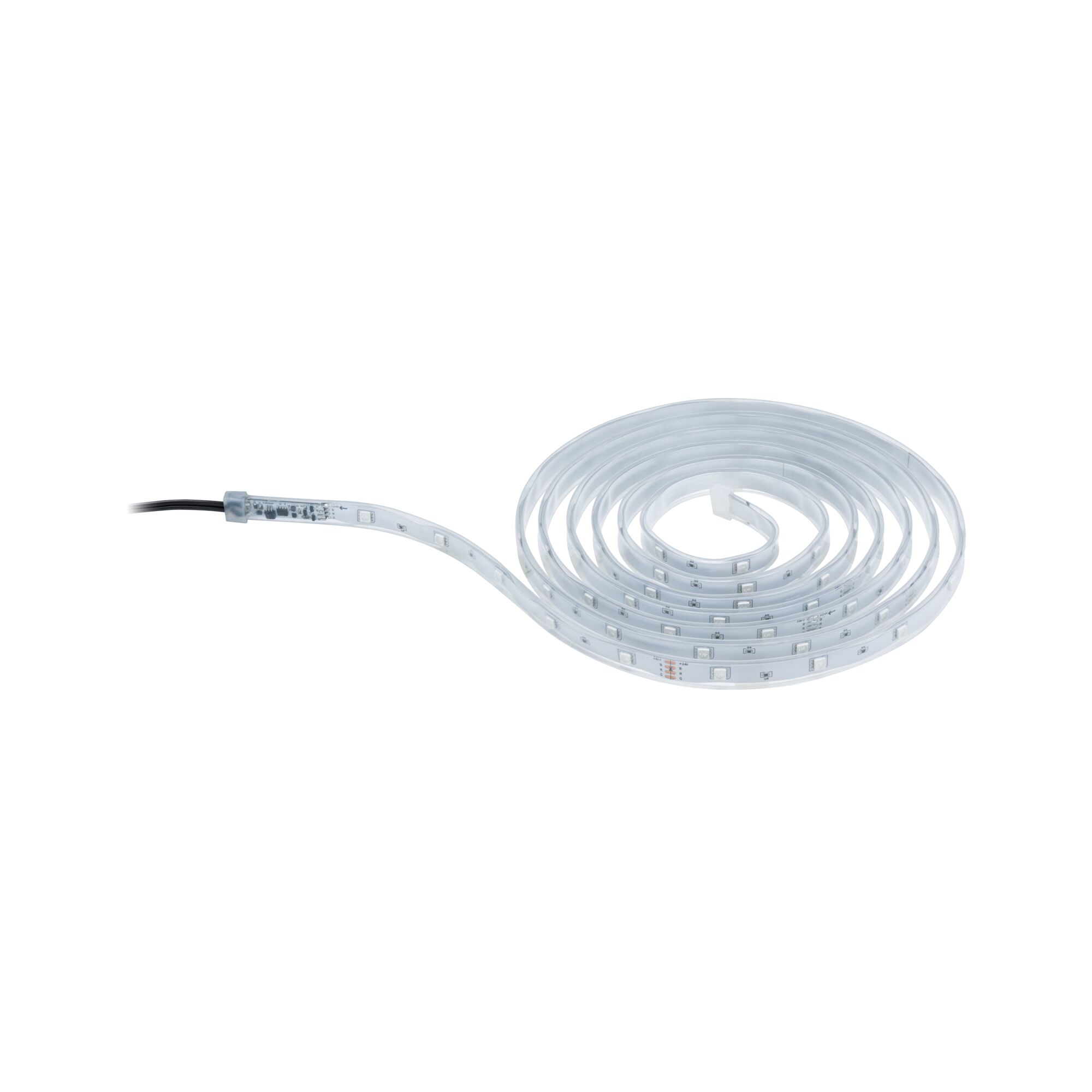 Flexibler LED-Lichtstreifen mit transparentem Schutzmantel für vielseitige Beleuchtungslösungen
