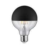 LED light bulb with black matte top coating, energy-saving lamp ideal for home lighting