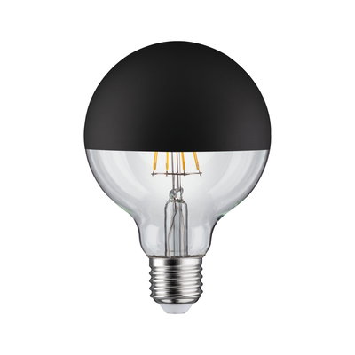 LED light bulb with black matte top coating, energy-saving lamp ideal for home lighting