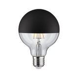 LED light bulb with black matte top coating, energy-saving lamp ideal for home lighting