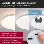 Leonis II LED-plafondlamp met instelbare White Select-functie 3000K tot 5700K voor badkamer