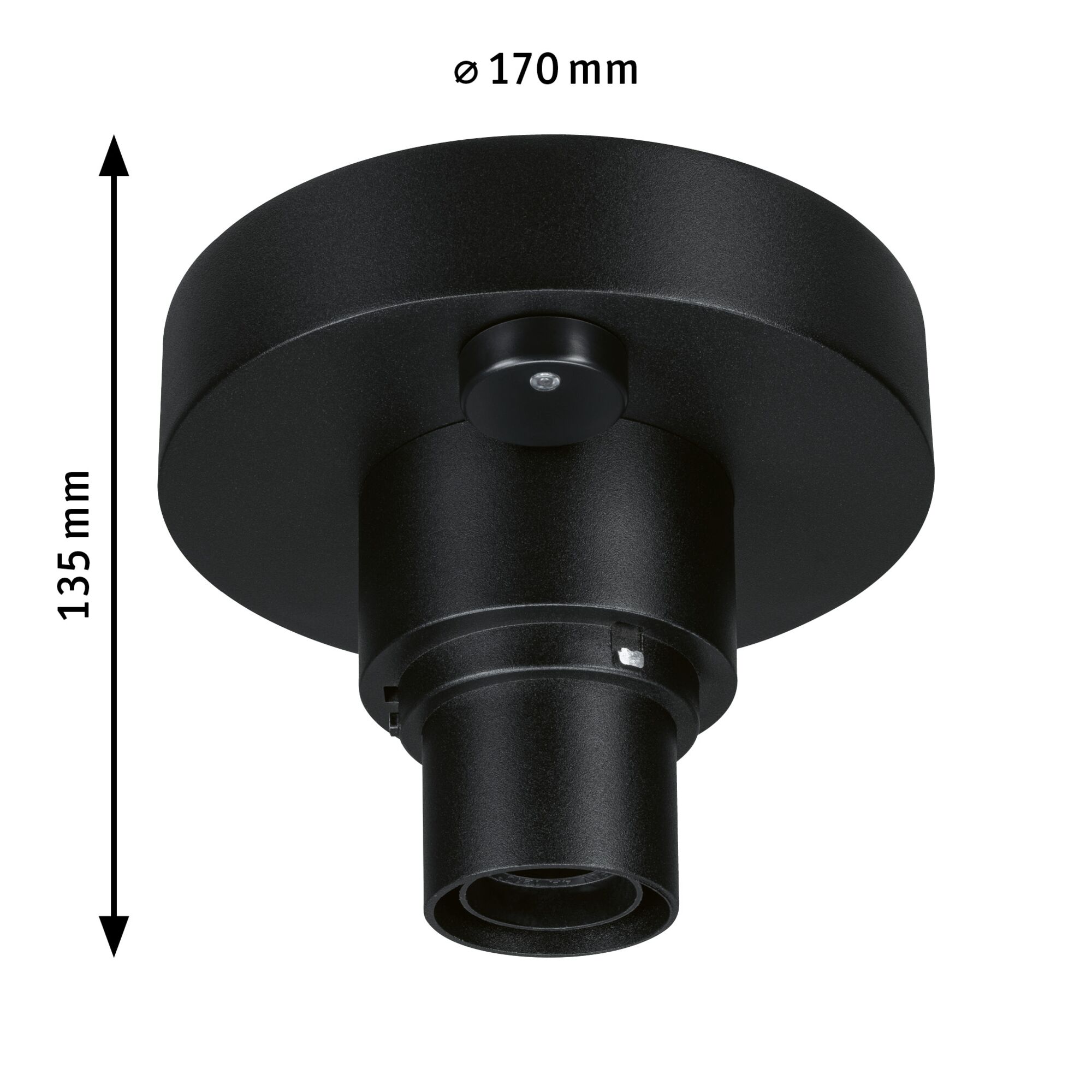 ModuShine Ceiling mount IP44 round Anthracite