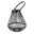 Pauleen Lanterne solaire Sunshine Spark IP44 2700K 7lm Noir Lanterne solaire LED noire en métal avec poignée et ampoule visible pour éclairage extérieur.