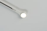Spot LED de plafond blanc en plastique avec tête ronde pour éclairage intérieur moderne