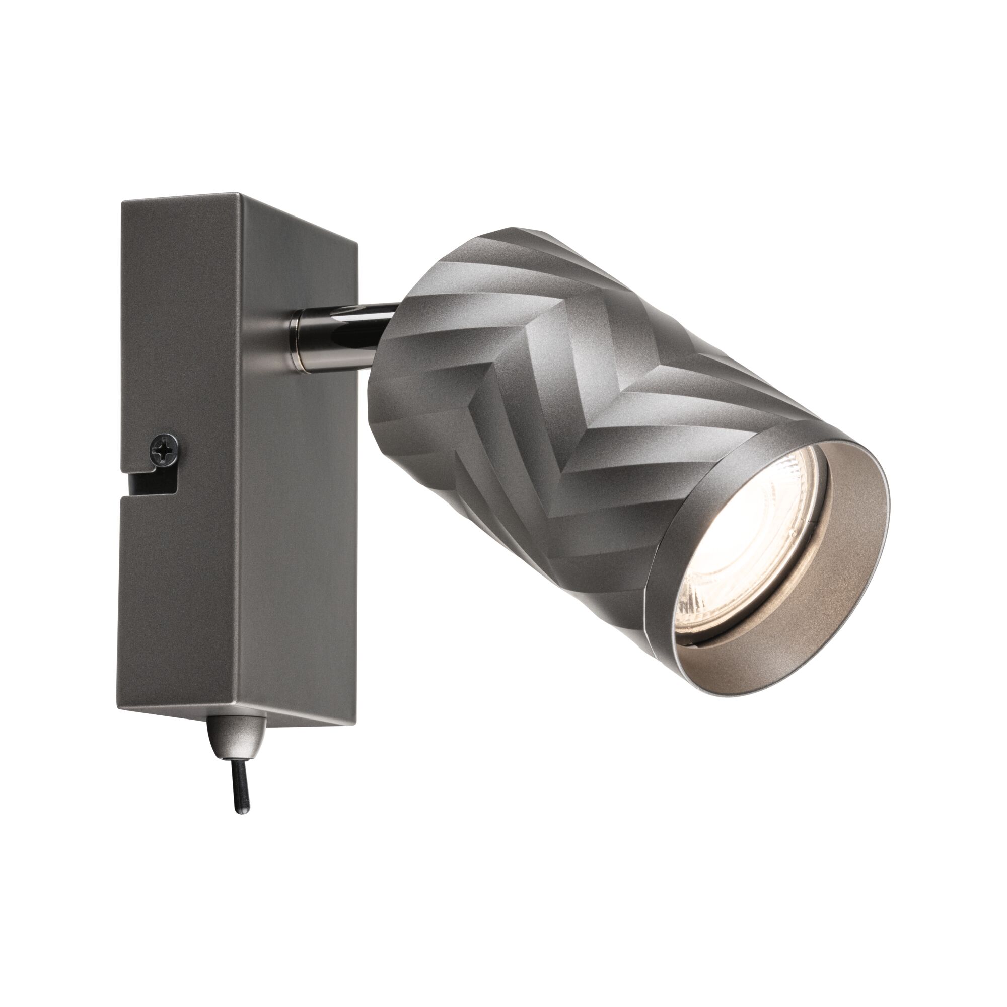 Spotlight Loreva GU10 max. 10W Titaanium Metaal