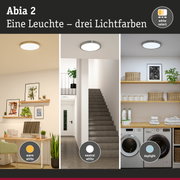 Abia 2 Deckenleuchte mit drei Lichtfarben warmweiß, neutralweiß und tageslicht für Wohnräume