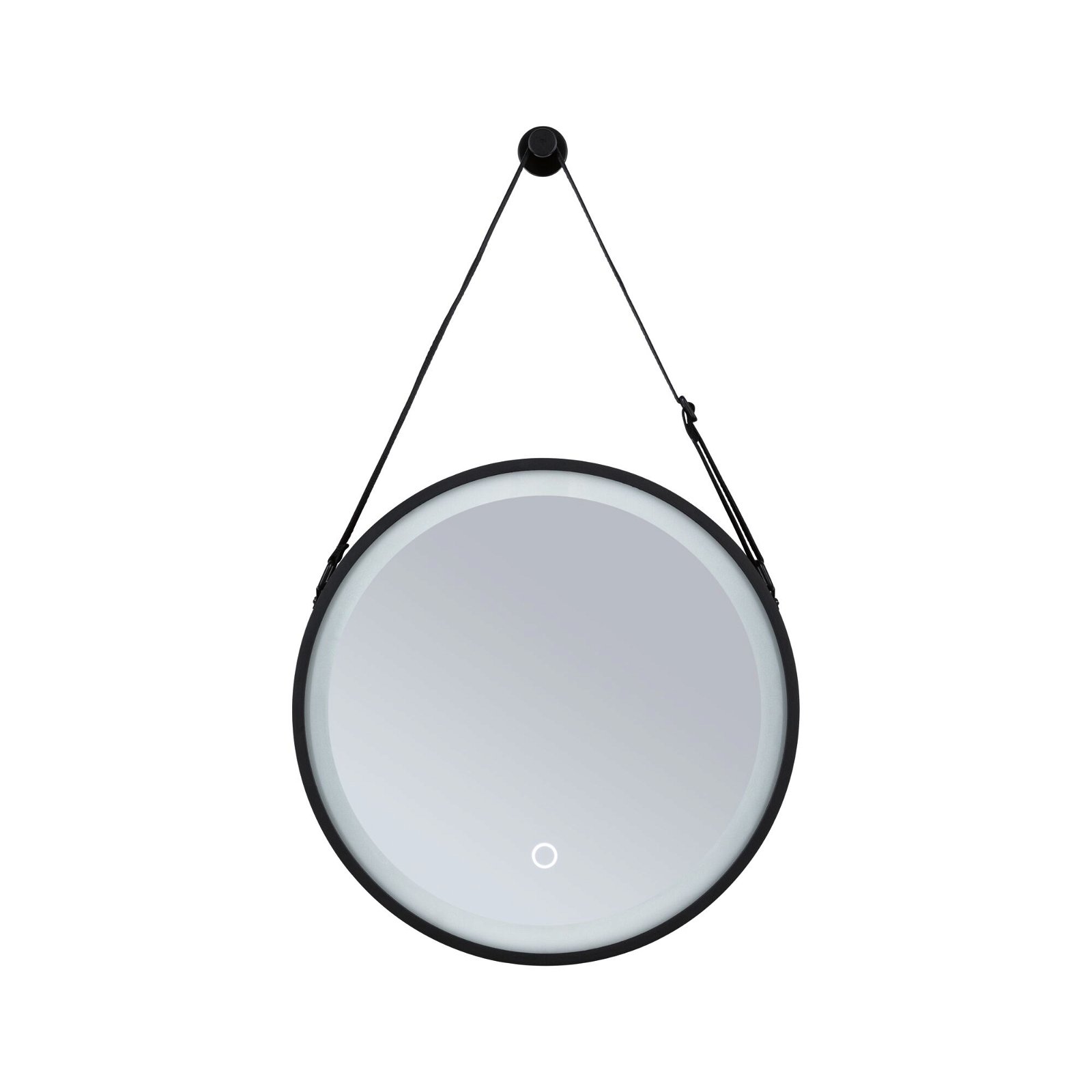 LED Illuminated mirror Miro IP44 Tunable White 200lm 230V 7,5W Mirror/Black matt