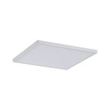 Flache quadratische LED-Deckenleuchte in Weiß mit diffuser Abdeckung für modernes Raumlicht