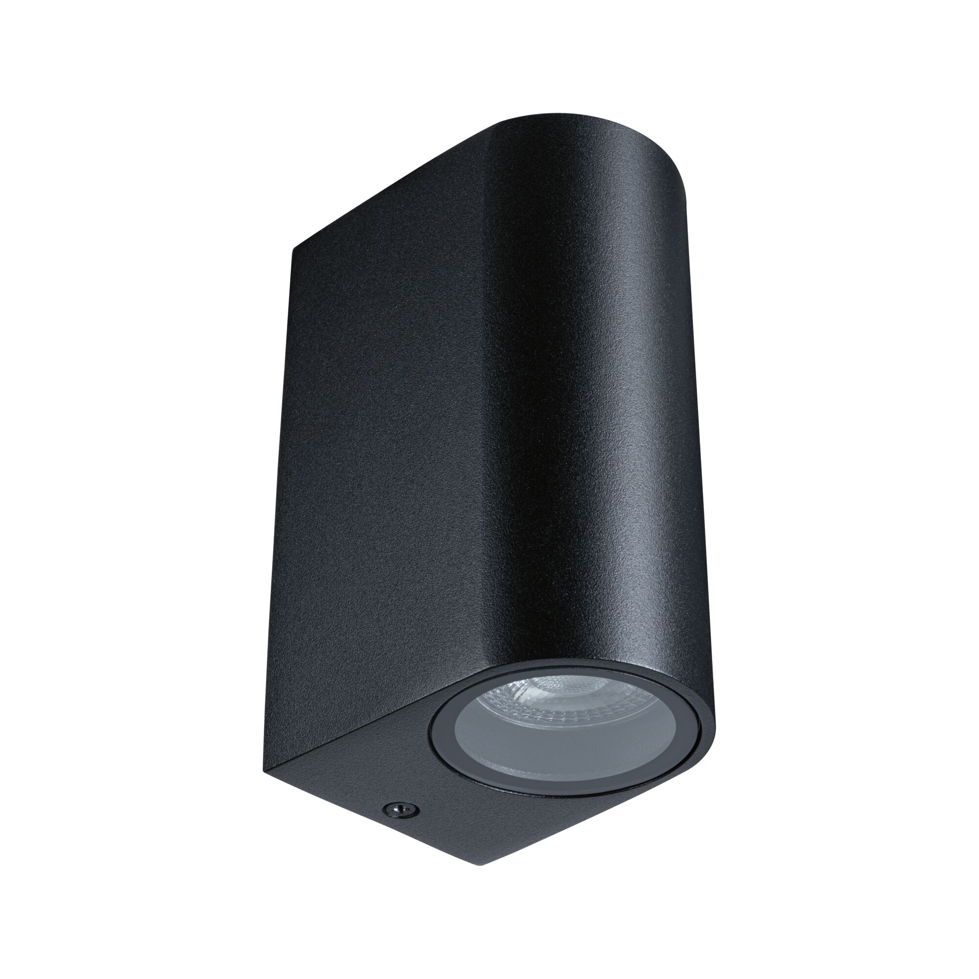 Wandleuchte Perugia IP44 GU10 230V max. 2x10W Schwarz matt