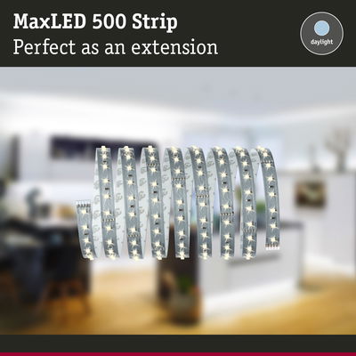 MaxLED 500 Strip daylight white LED light strip, perfect as an extension for home lighting setups