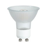 LED-Reflektorlampe mit GU10-Sockel in mattweißem Glas für energiesparende Beleuchtung