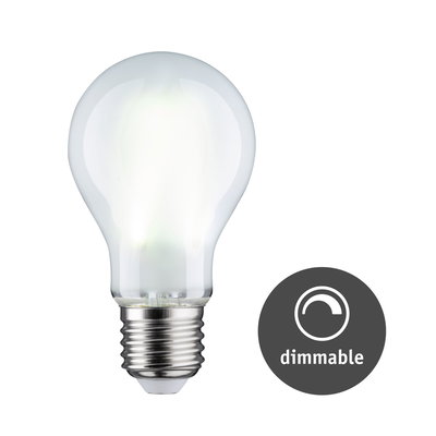 Ampoule LED dimmable en forme de lampe avec culot E27 pour éclairage économique et réglable