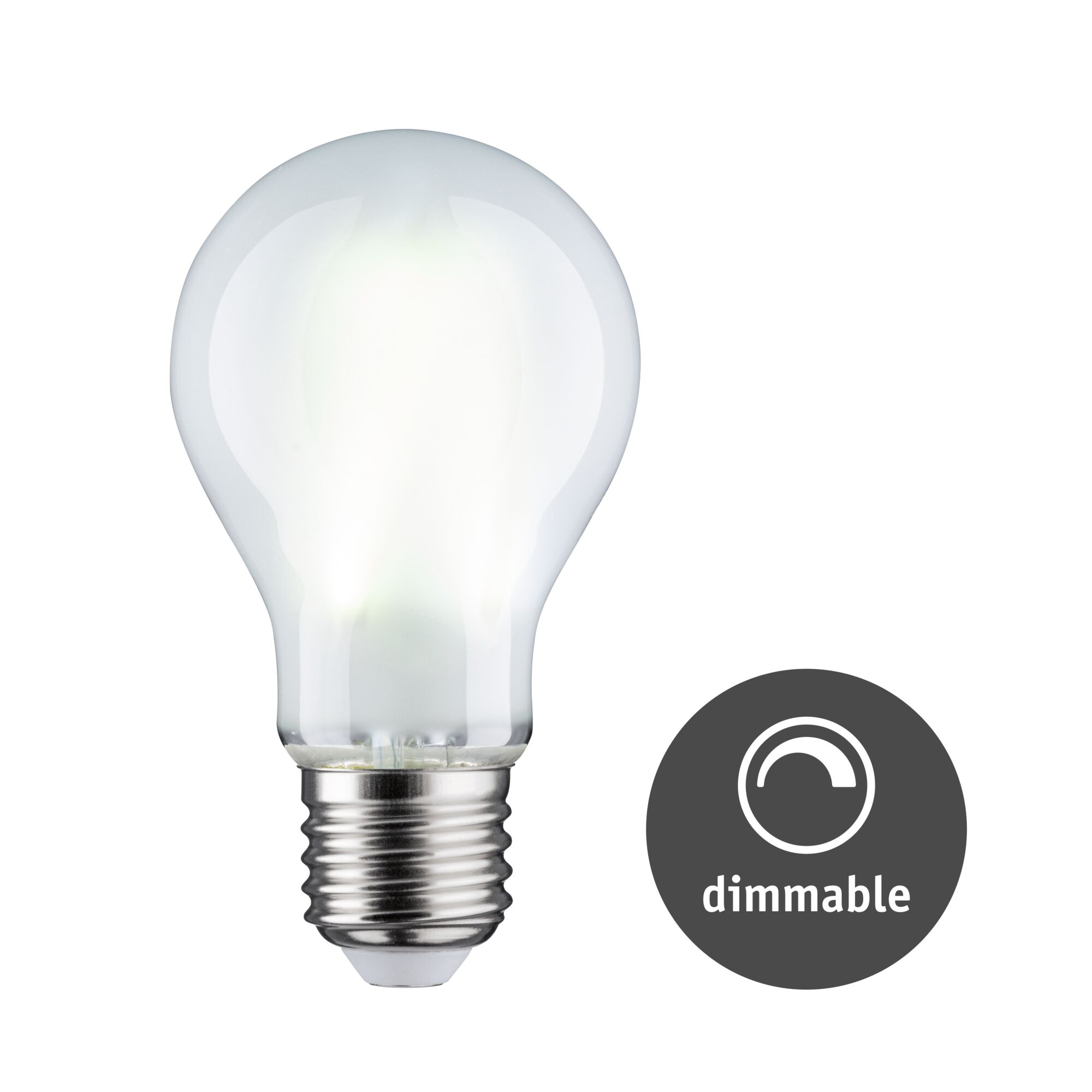 Filament 230V LED Birne E27 1055lm 9W 6500K dimmbar Matt Dimmbarer LED-Leuchtmittel in Glühbirnenform mit E27-Fassung für energiesparende Beleuchtung