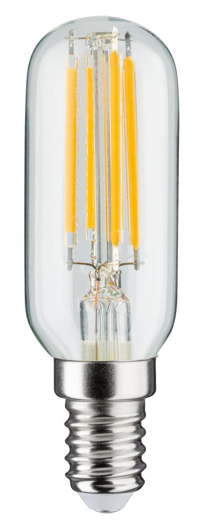 LED filament bulb with clear glass and E14 base for energy-efficient lighting solutions